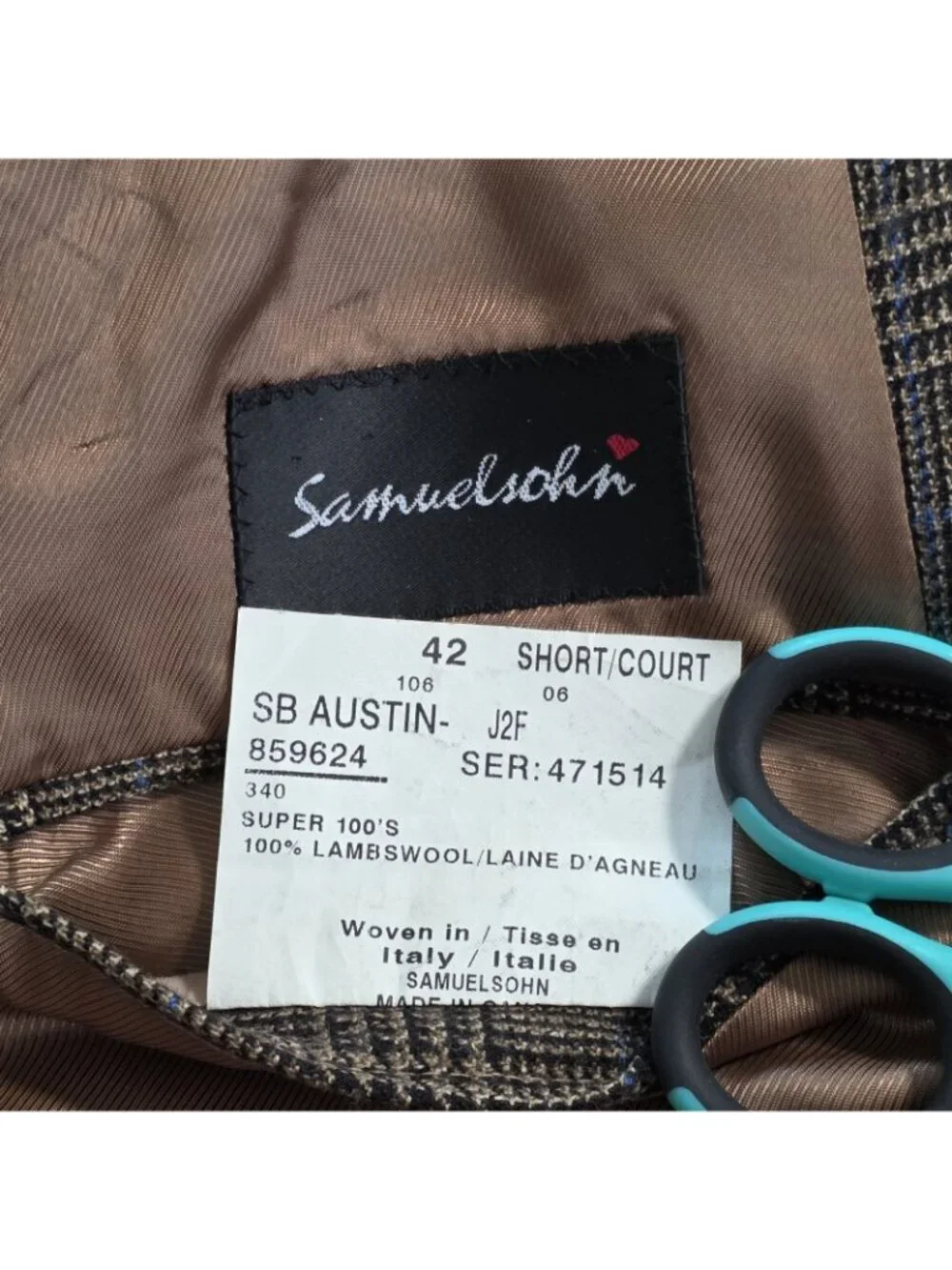 Samuelsohn blazer 42s